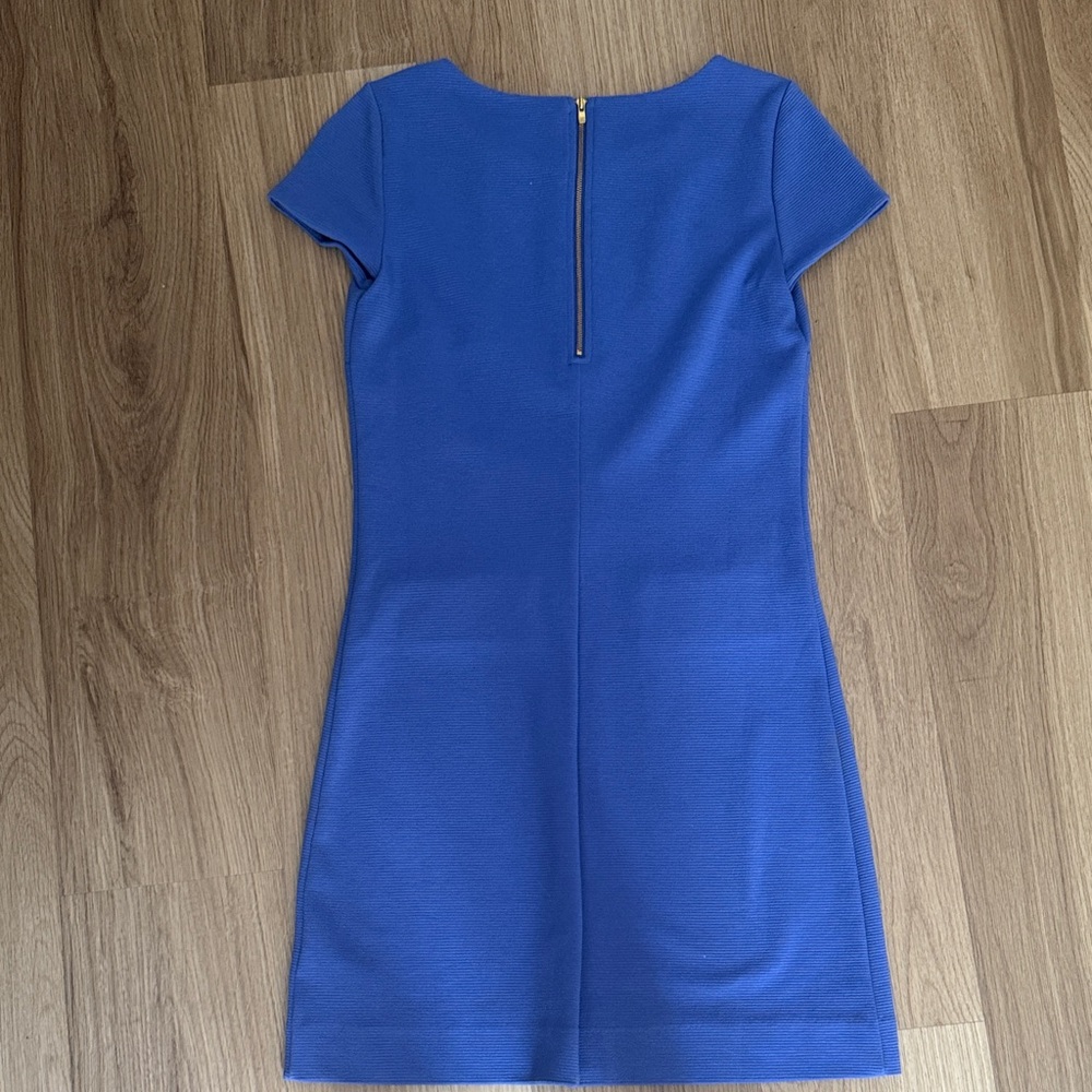 Lilly Pulitzer Vibrant Blue Ribbed Knit Dress - Picture 4 of 4
